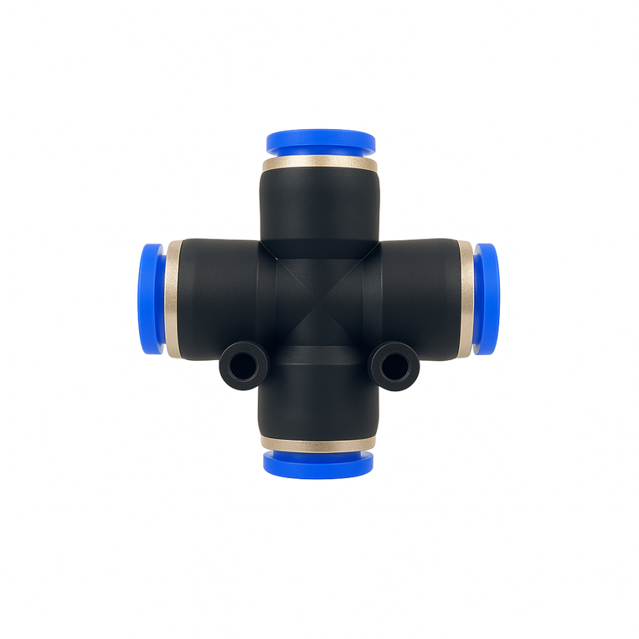 Conexão União Cruzeta Plástica