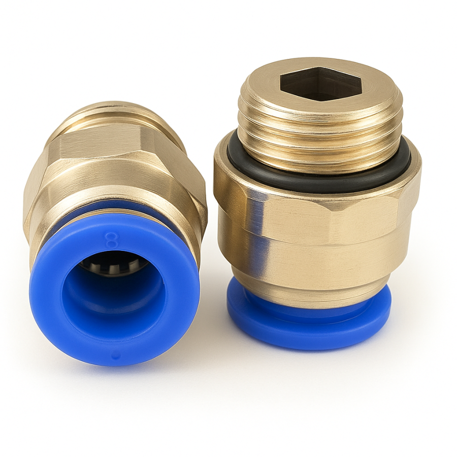 Conexão Reta Plástica