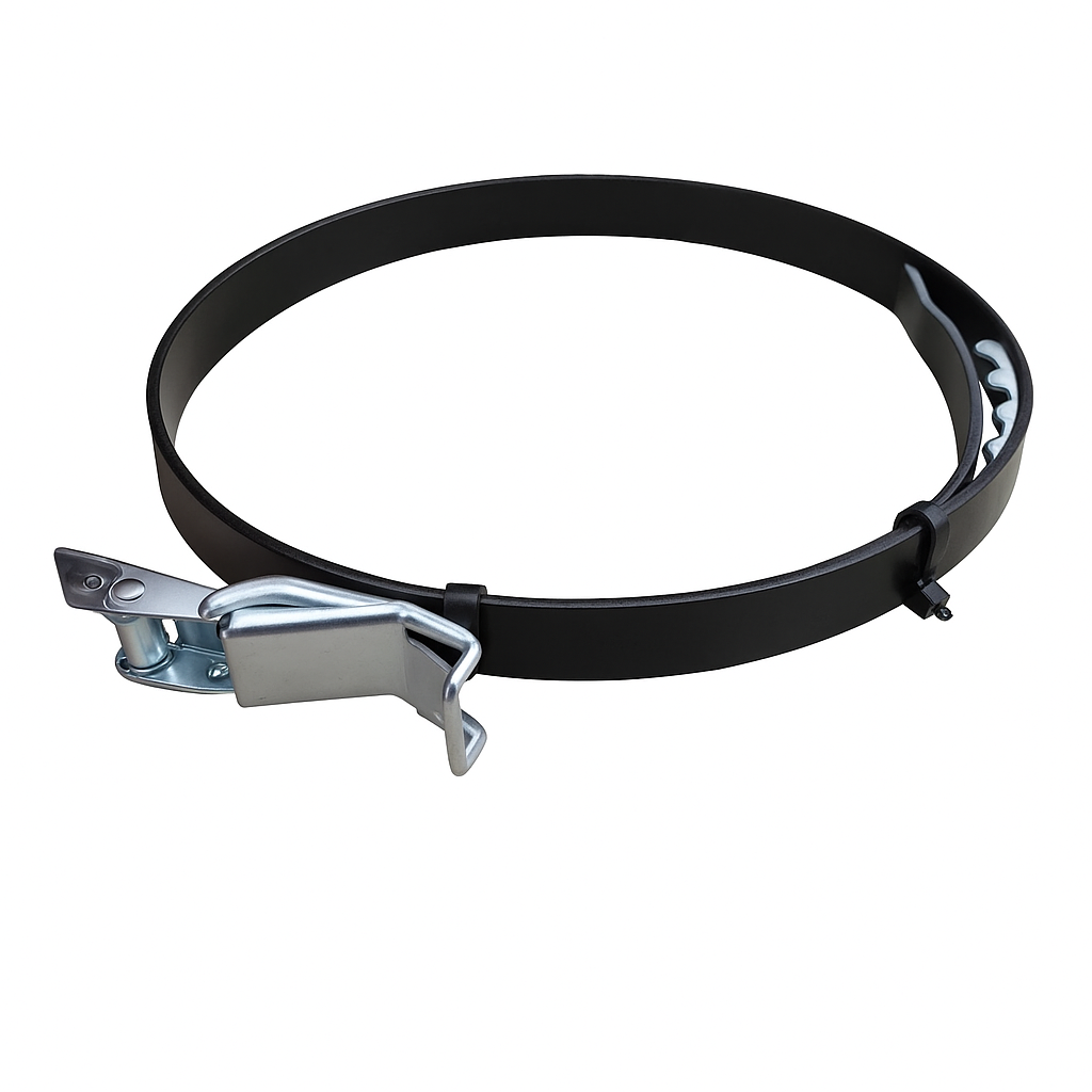 Cinta metálica fixação saco coletor de pó