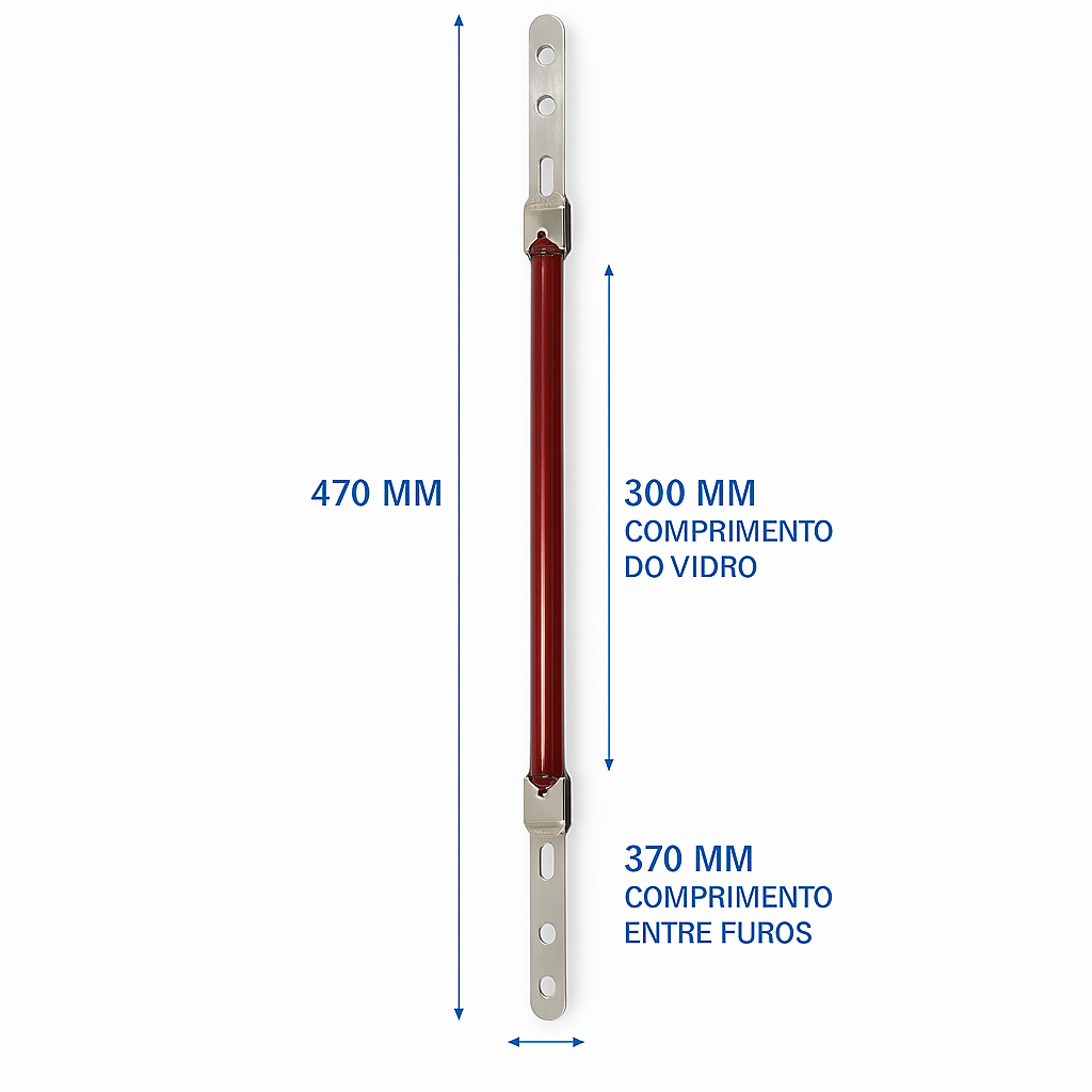 Lâmpada Infravermelho NIR Ruby 235VX1000WX370