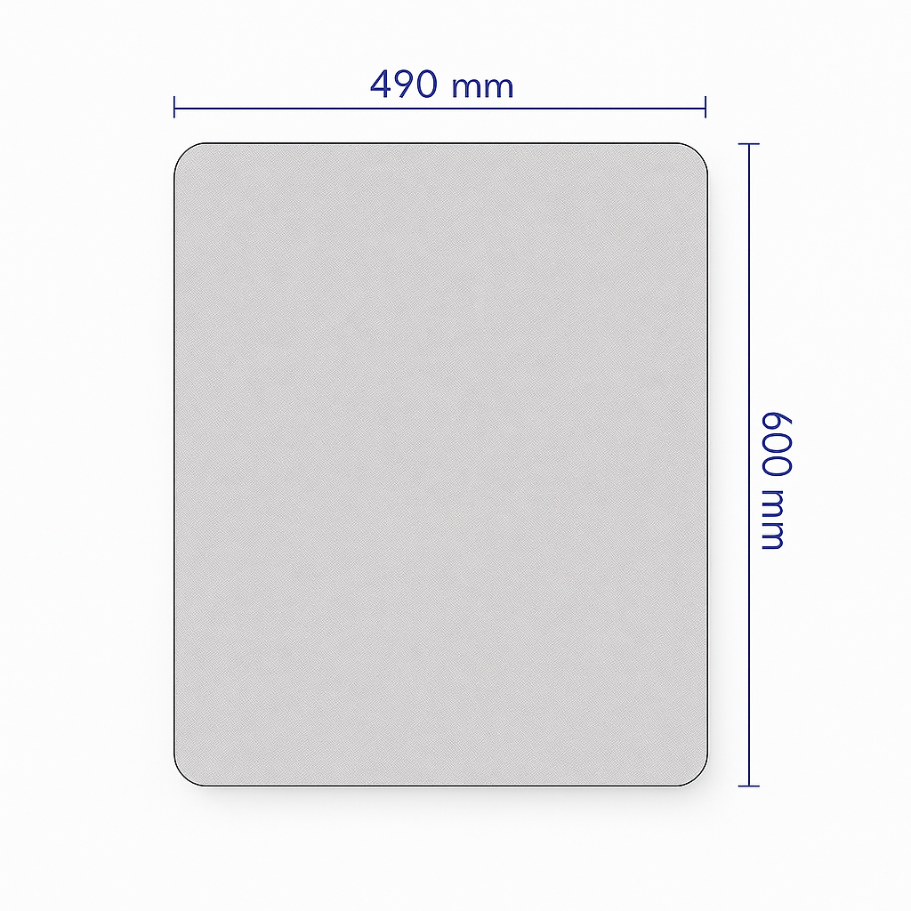 Tampo Liso 600X485X35MM