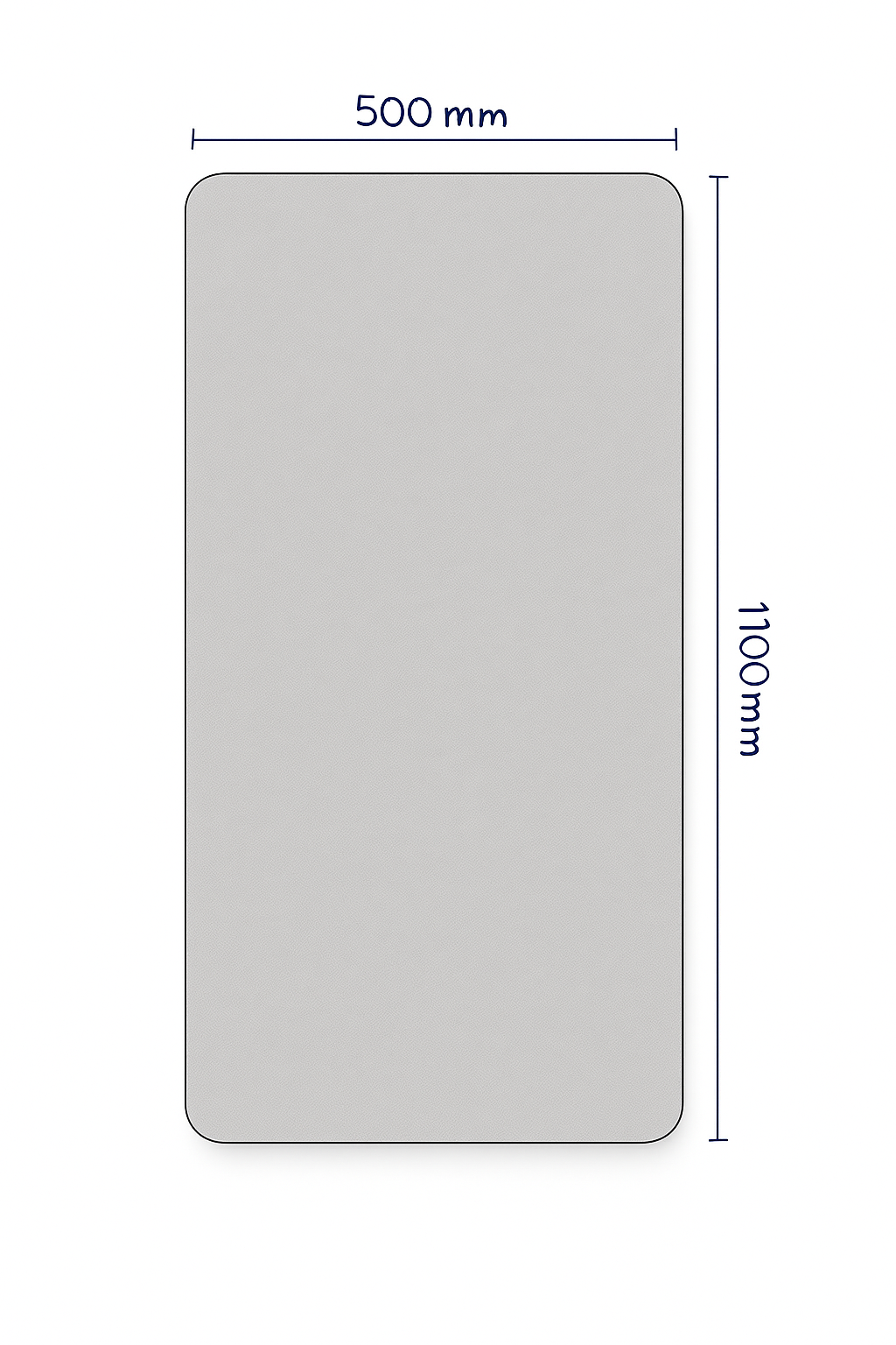 Tampo Liso 500X1100X38