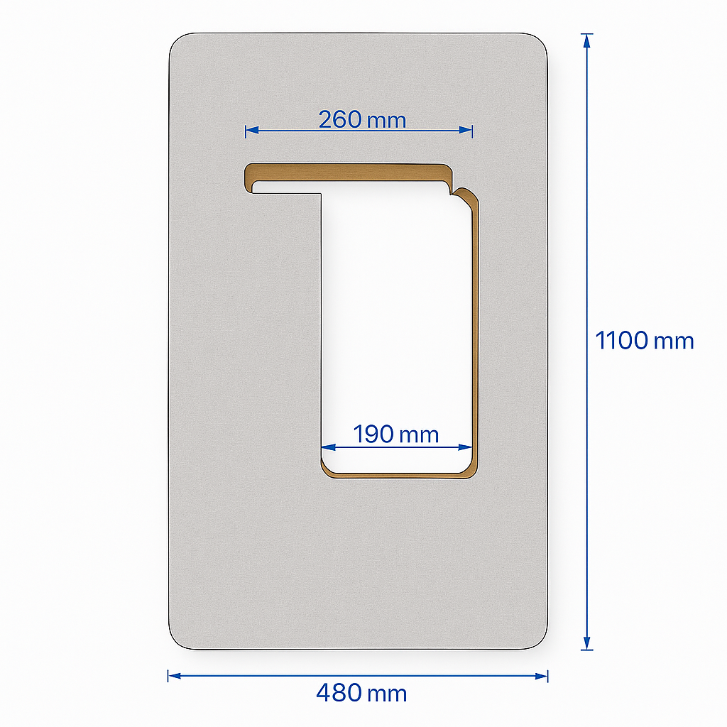 Tampo de Máquina de Costura 491 Coluna Com Base