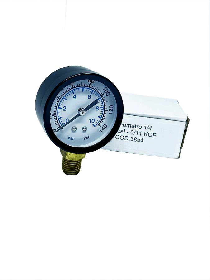 Manômetro Vertical 1/4