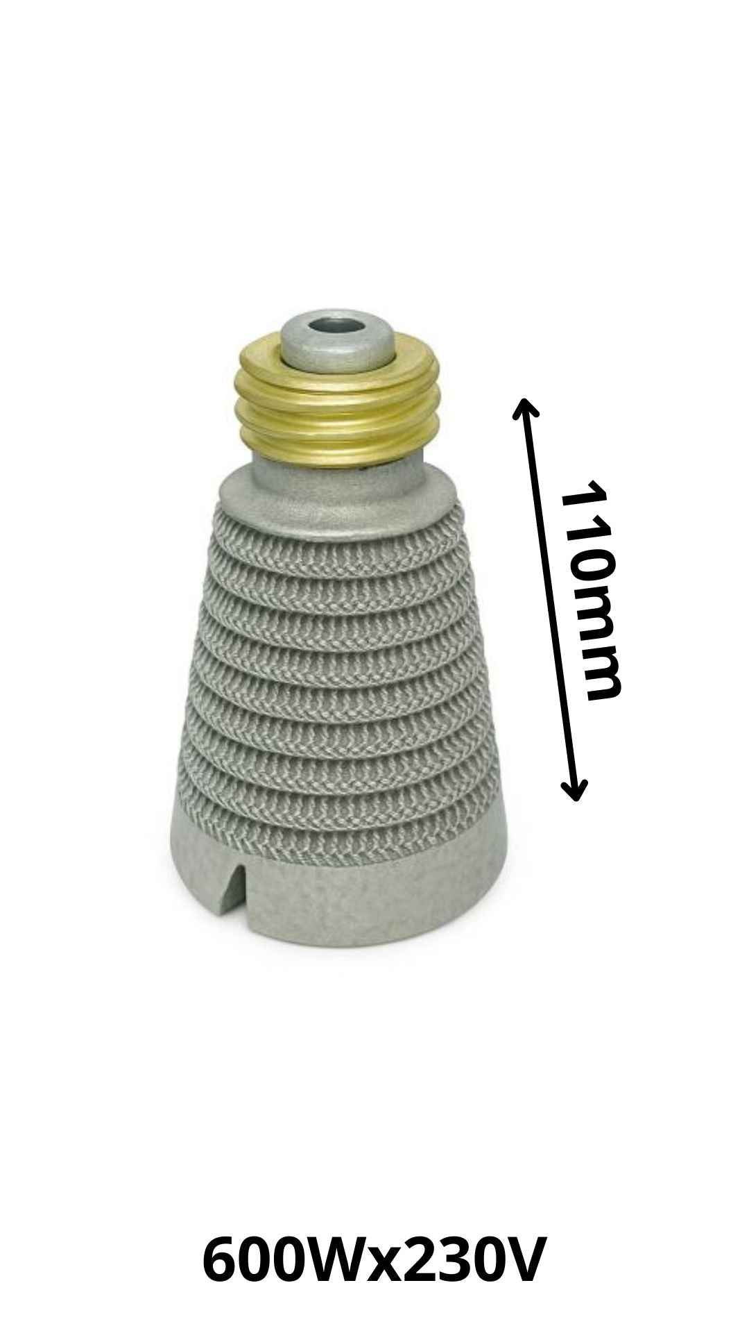 Resistência Cônica Refratário Porcelana 600WX230V